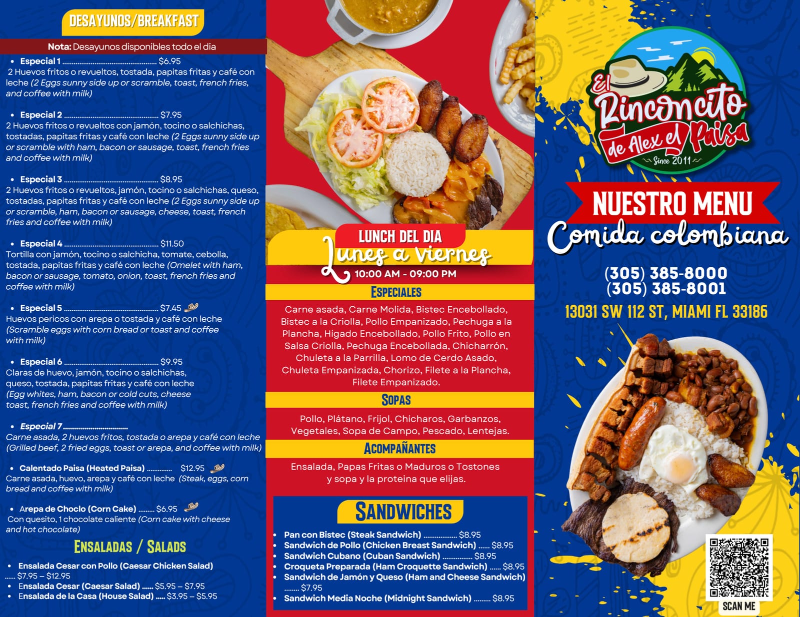 Nuestro Menu